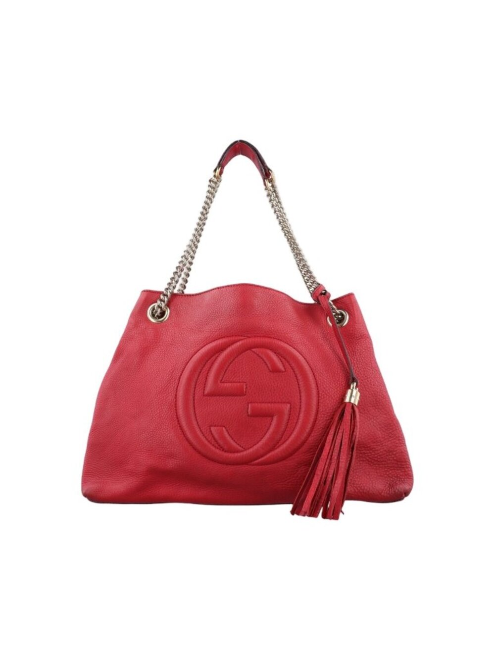 Gucci Soho Red Leather Messenger